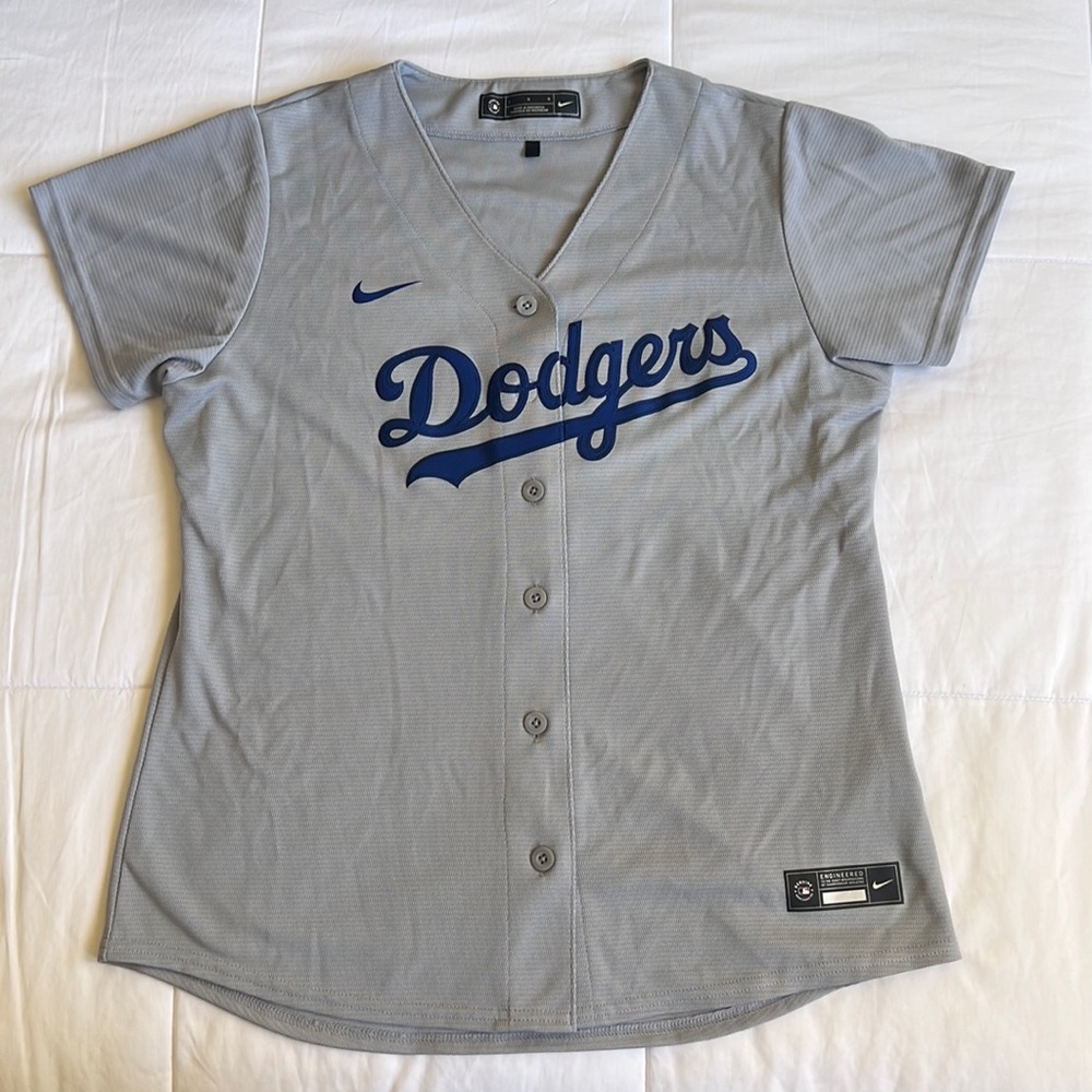 Womens Los Angeles Dodgers Jersey Grey